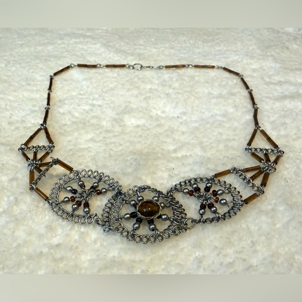 Brownstone Choker Necklace